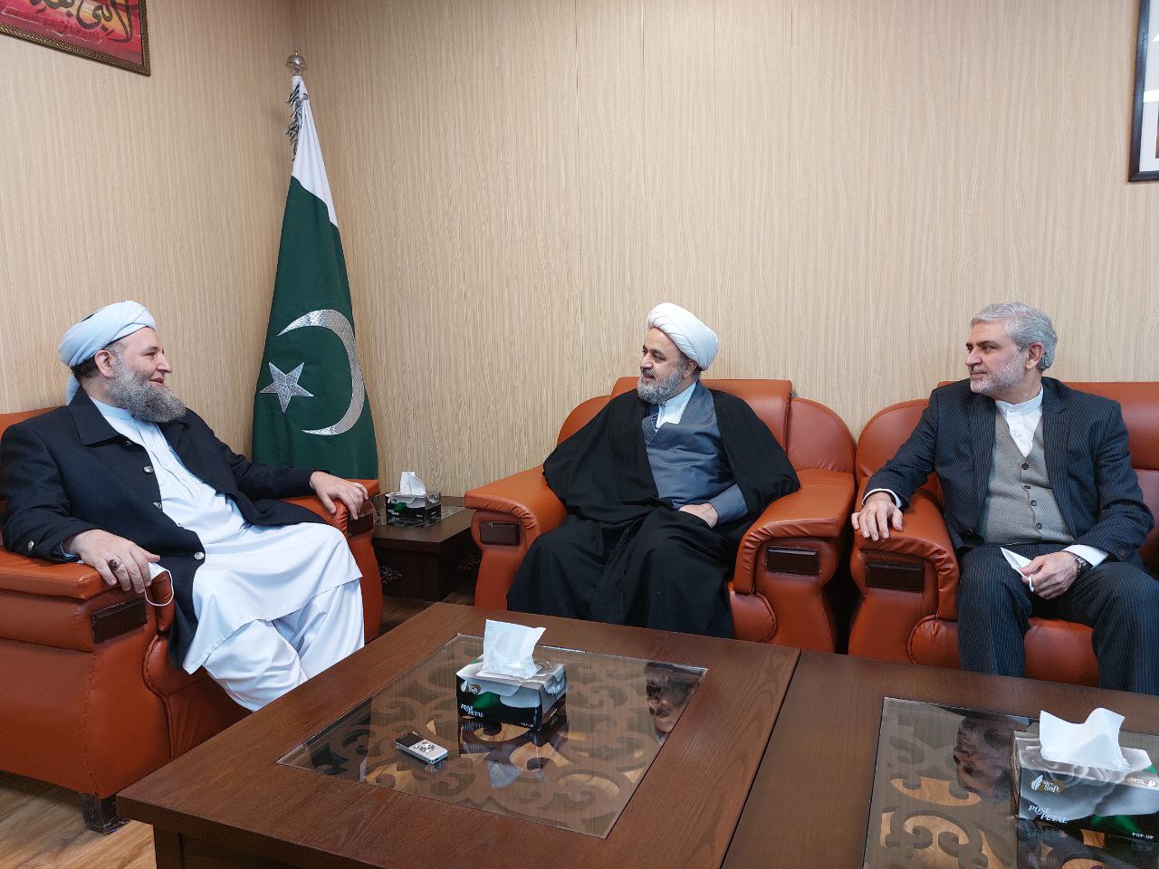 دیدار وزیر امور مذهبی پاکستان و دبیر کل مجمع جهانی تقریب