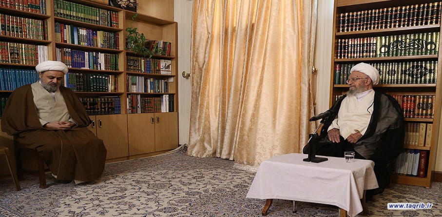 دیدار آیت الله العظمی مکارم شیرازی با دبیر کل مجمع جهانی تقریب مذاهب اسلامی | دیماه 1400