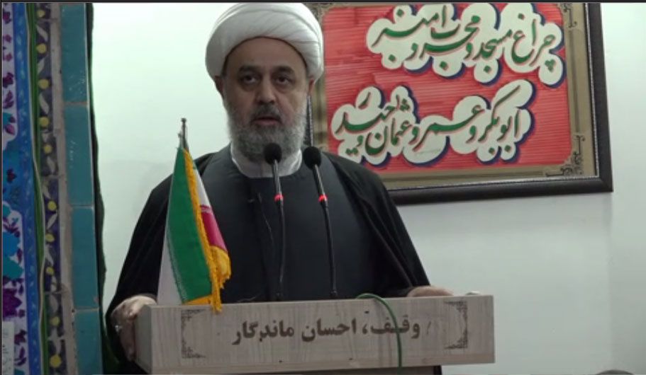 سخنرانی دبیر کل پیش از خطبه‌های نماز جمعه شهر سنندج در استان کردستان