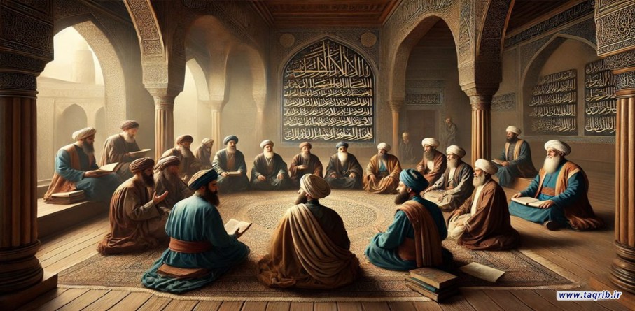 مجلس درس علمای شیعه و اهل سنت!