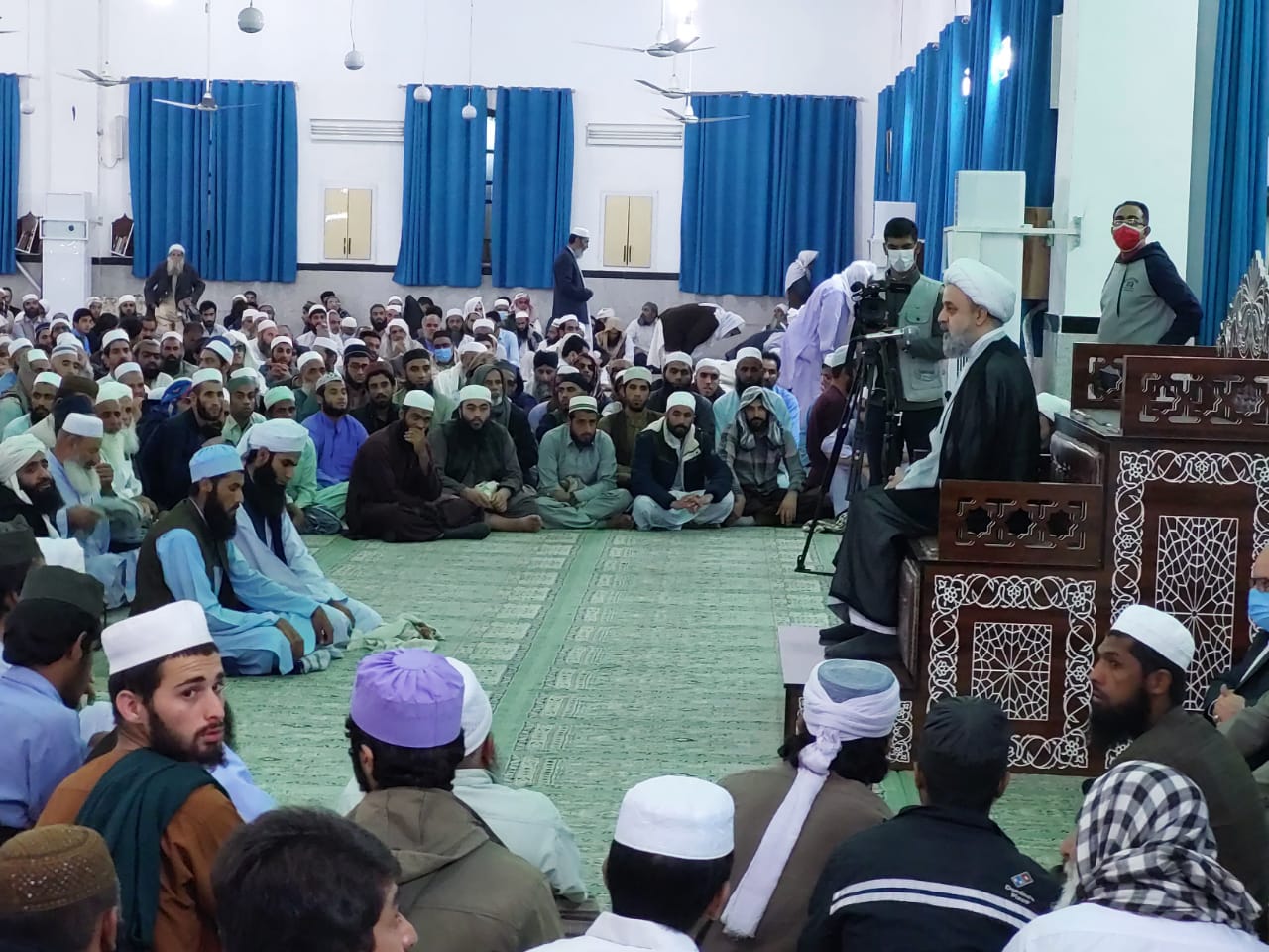 سخنرانی حجت الاسلام و المسلمین دکتر شهریاری در مرکز جماعت تبلیغ زاهدان