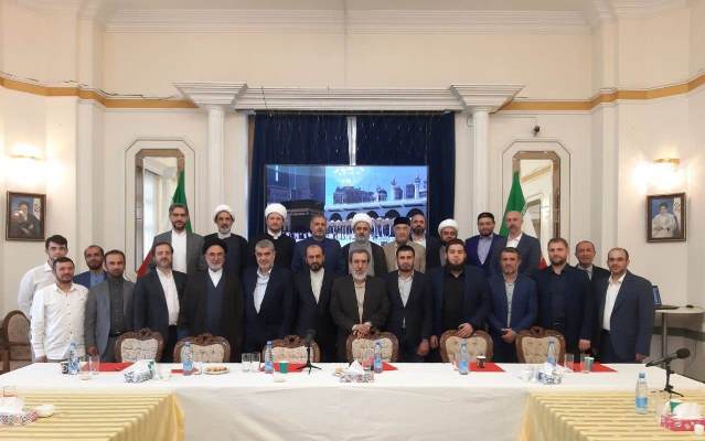 ضیافت ناهار سفیر ایران در مسکو با حضور دبیرکل مجمع تقریب مذاهب اسلامی