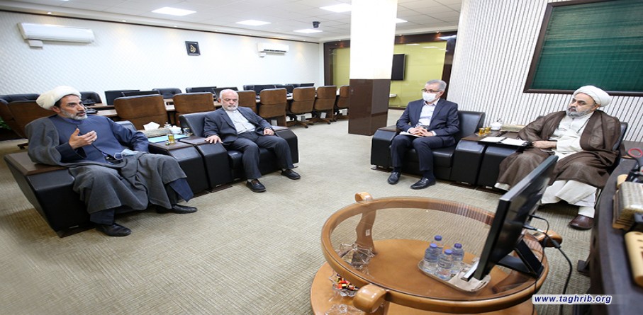 لقاء ممثل قائدة الثورة الاسلامية في موسكو مع الأمين العام حجت الاسلام والمسلمين شهرياري