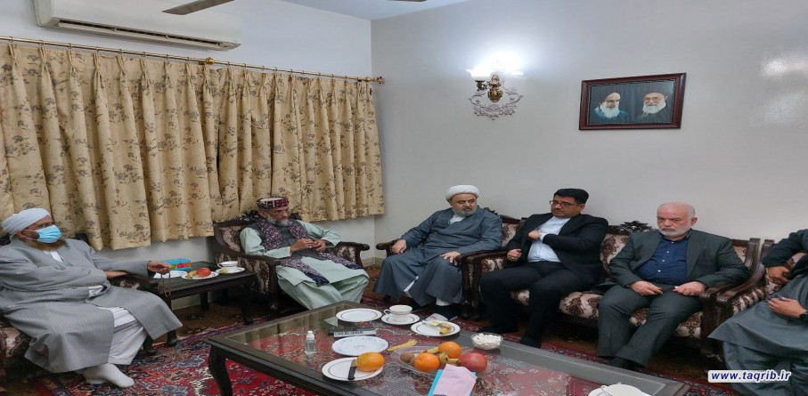 الدكتور حميد شهرياري يلتقي مع رئيس مجلس التضامن الوطني الباكستاني