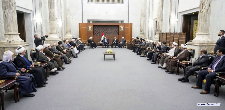 دیدار دبیرکل و اعضای شورای عالی مجمع تقریب با نخست وزیر عراق