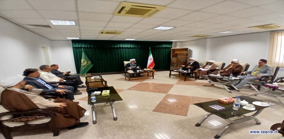 لقاء أمين وأعضاء المؤتمر الدولي "أمناء الرُّسُل" مع الأمين العام لمجمع التقريب